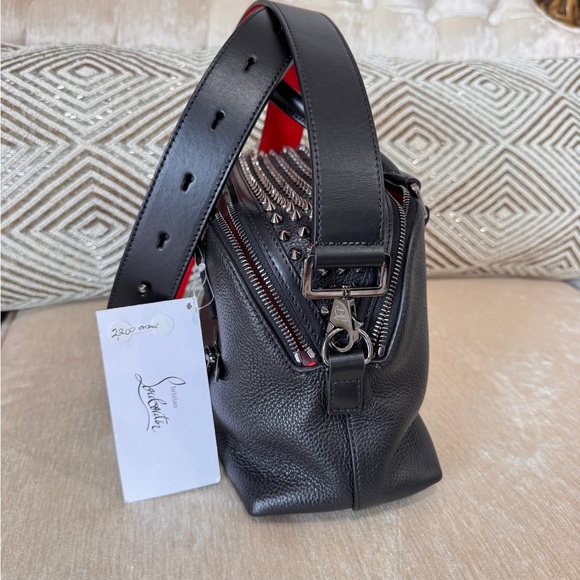 Christian Louboutin Funky Empire Leather Black Handbag - Picture 2 of 16